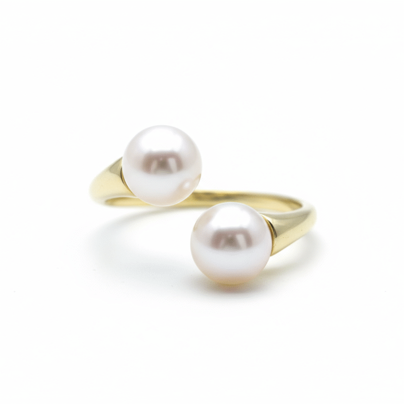 6-7mm White Freshwater Pearl Ring
