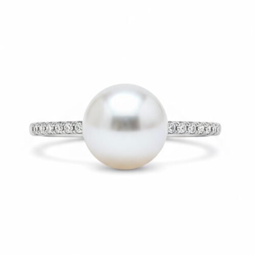 8-9mm Freshwater Pearl Solitaire Ring