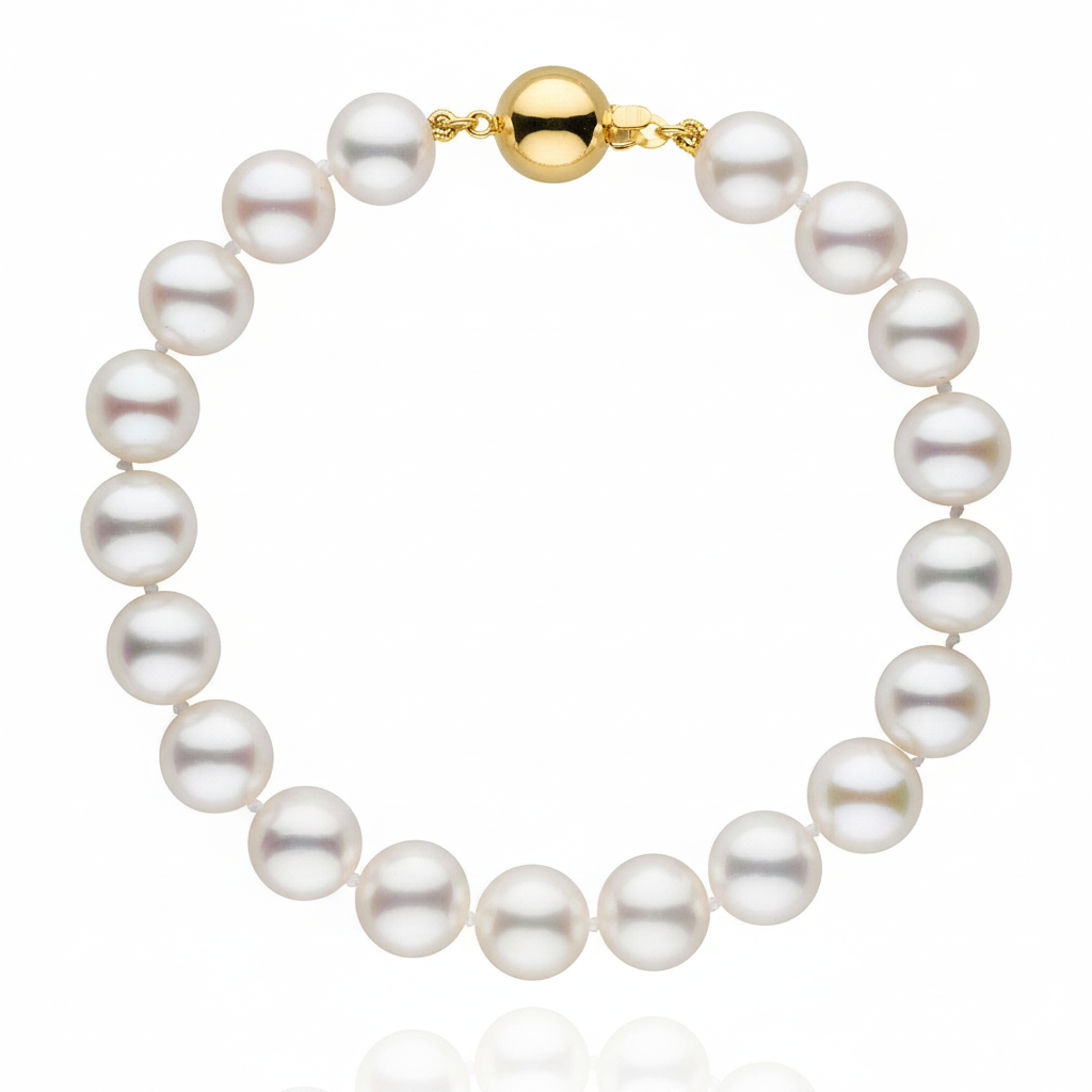 10-11mm Grand Freshwater Pearl Strand Bracelet